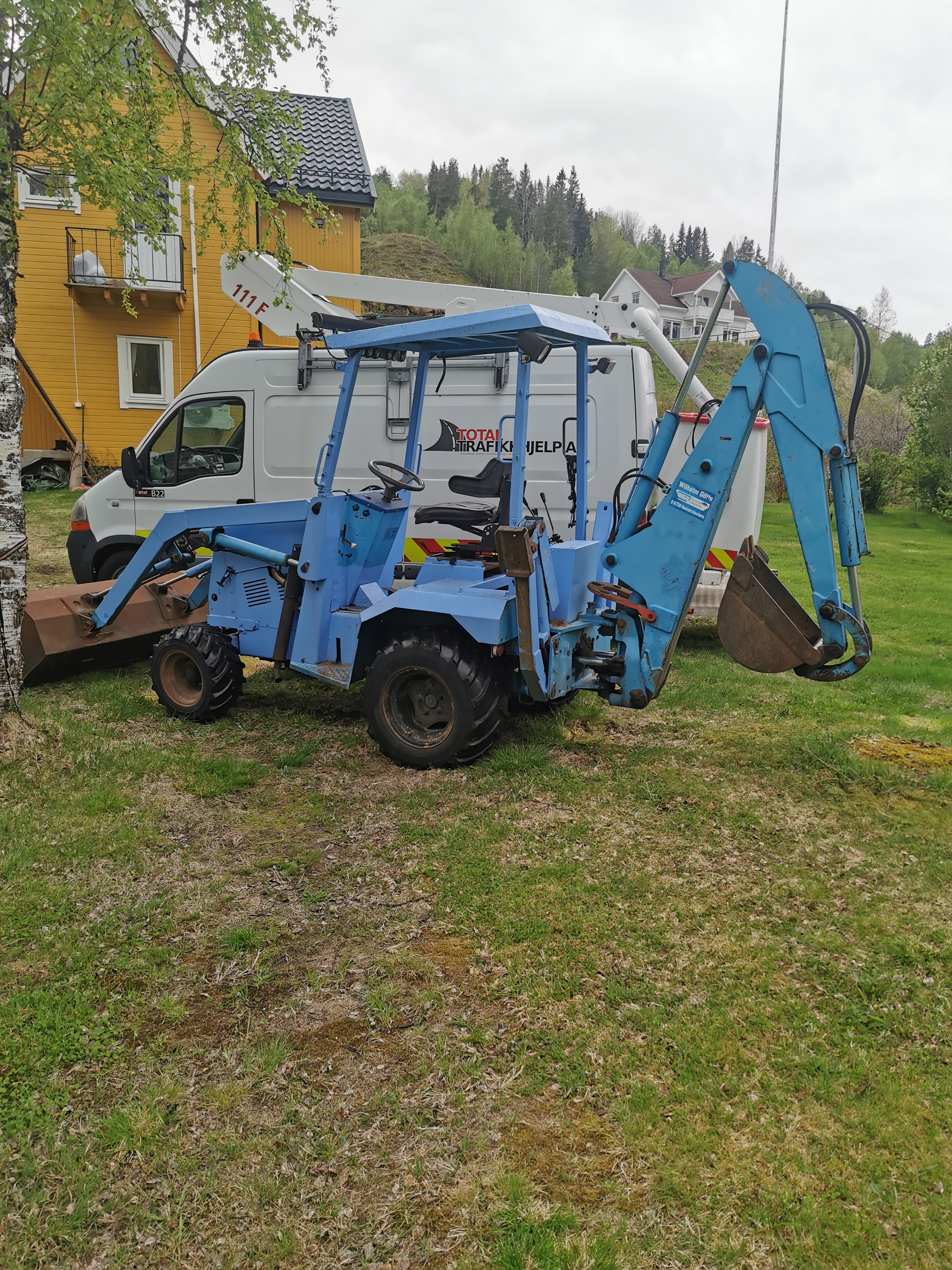 Liten traktorgraver