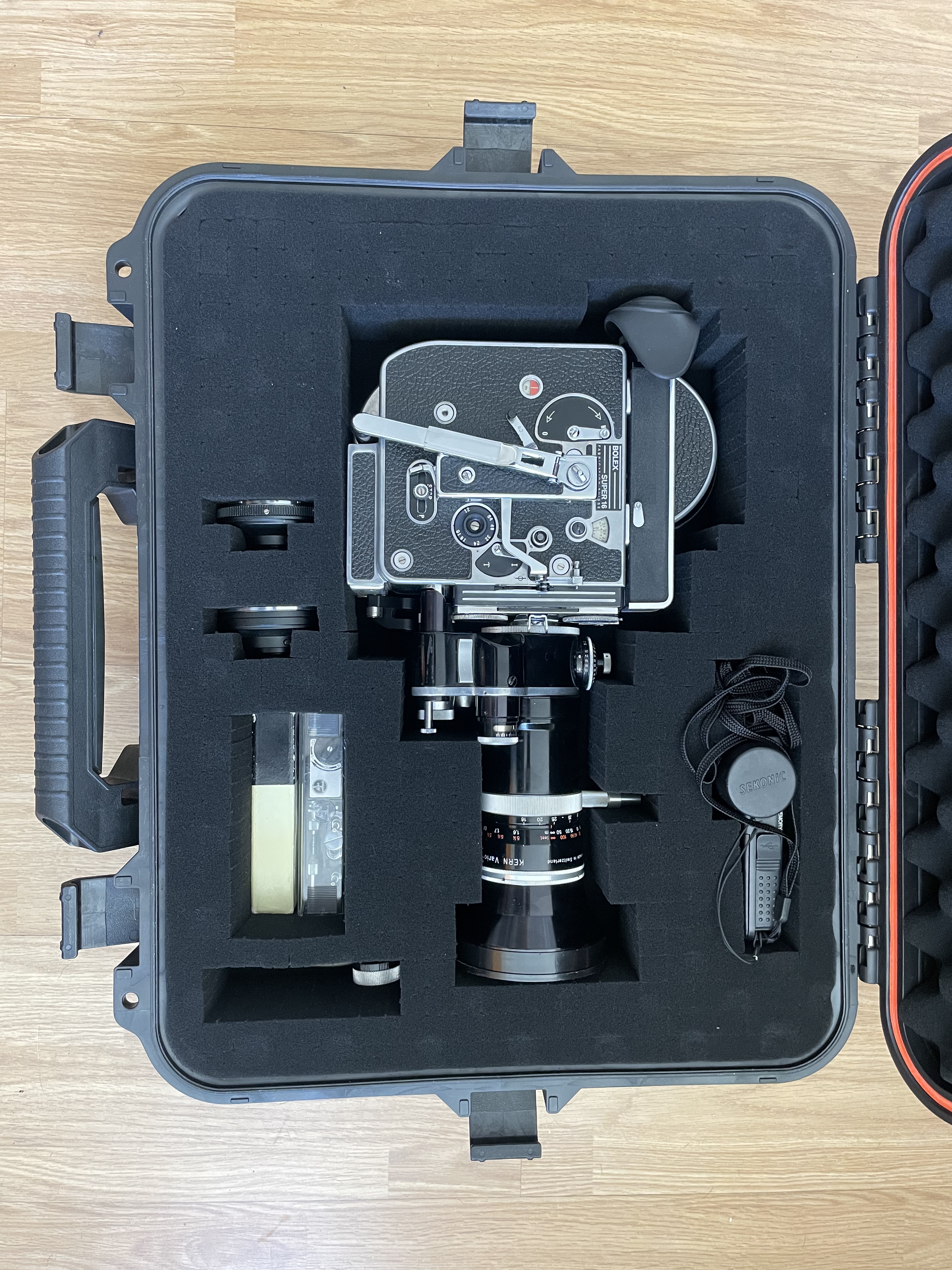 Bolex rex 3, super 16 med videoassist
