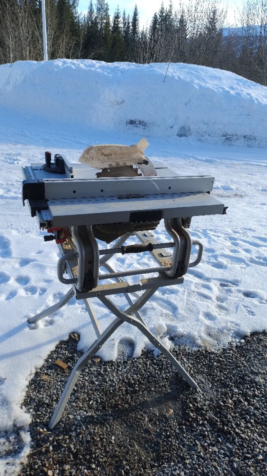 Bosch gts 19j bord klyvsag med stativ