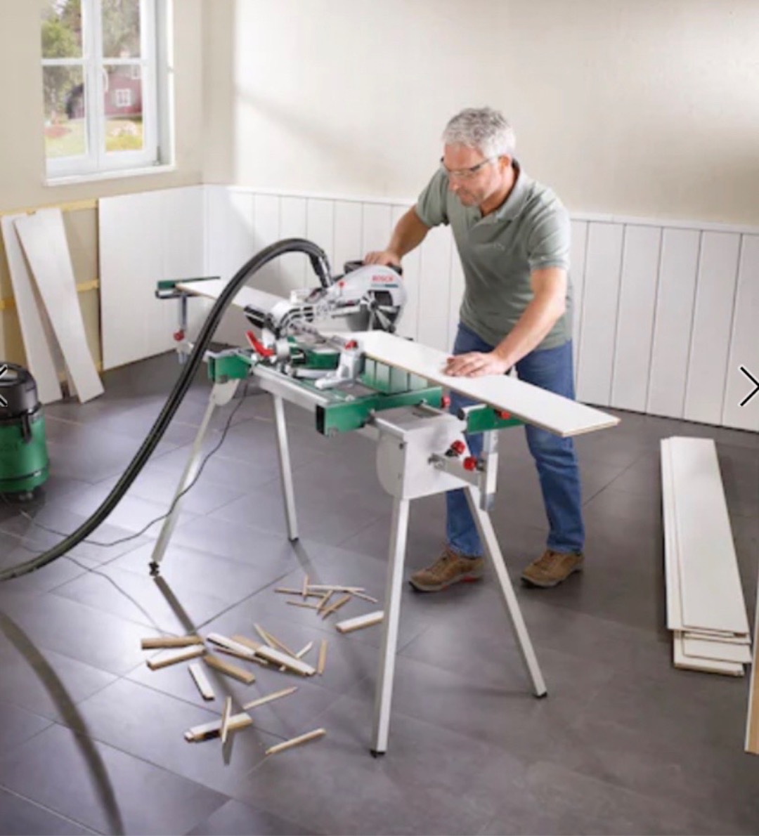 Bosch pcm 8 s kappsag med bosch sagbord