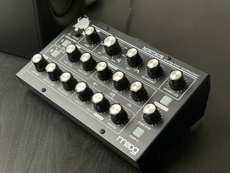Bass synthesizer moog minitaur
