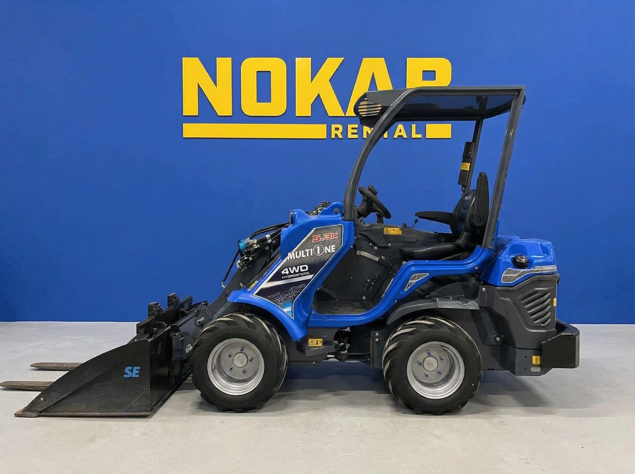 Multione 5.3 k inkl. skopa & gafflar