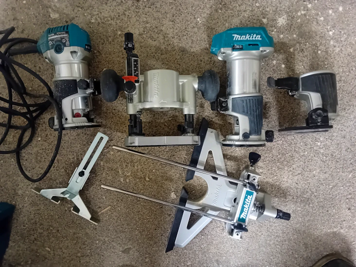 Pieni yläjyrsin / käsijyrsin / reunajyrsin