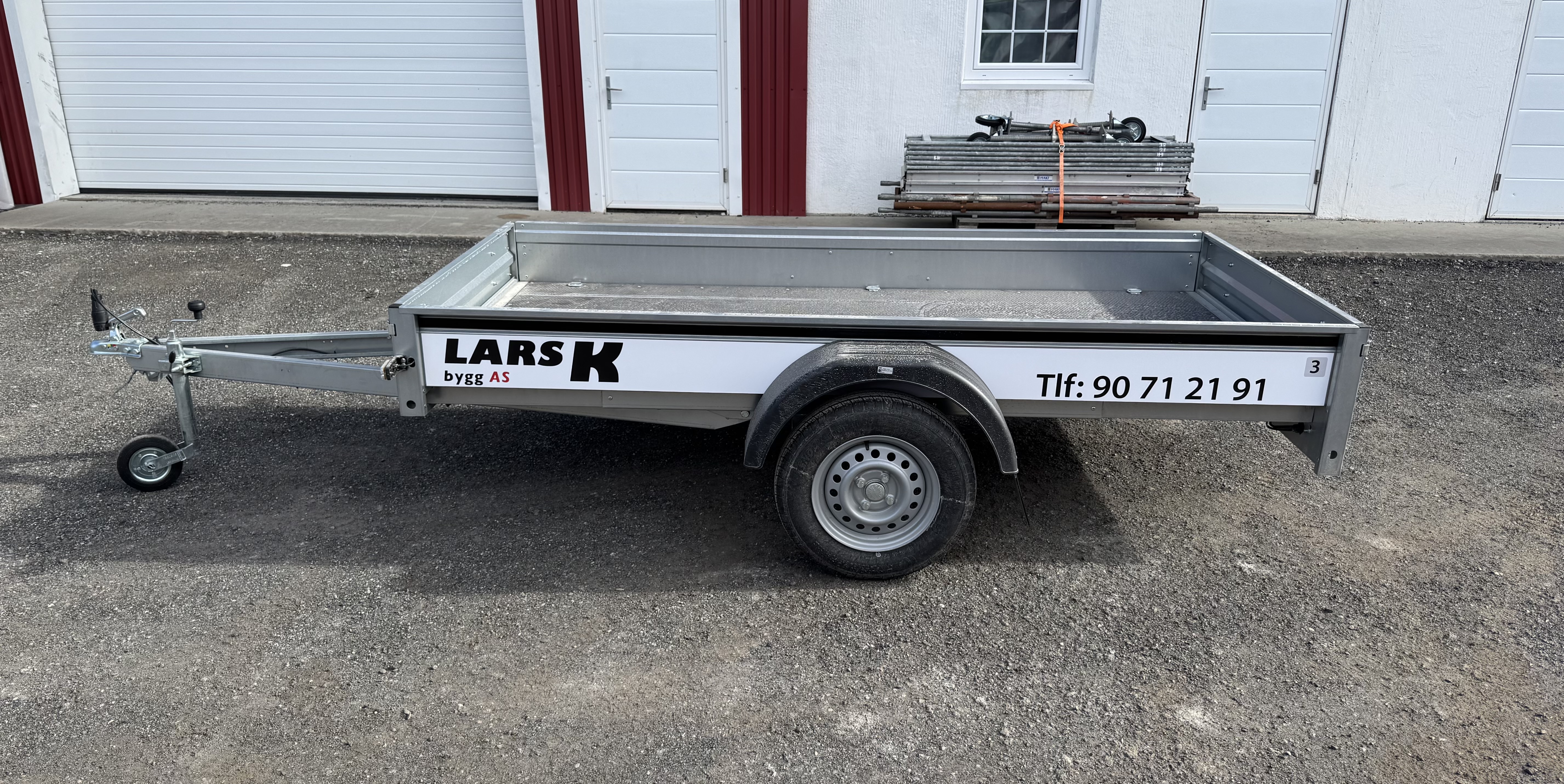 Respo varehenger med tipp - perfekt til hageavfall, flytting og oppussing - henger nr 3