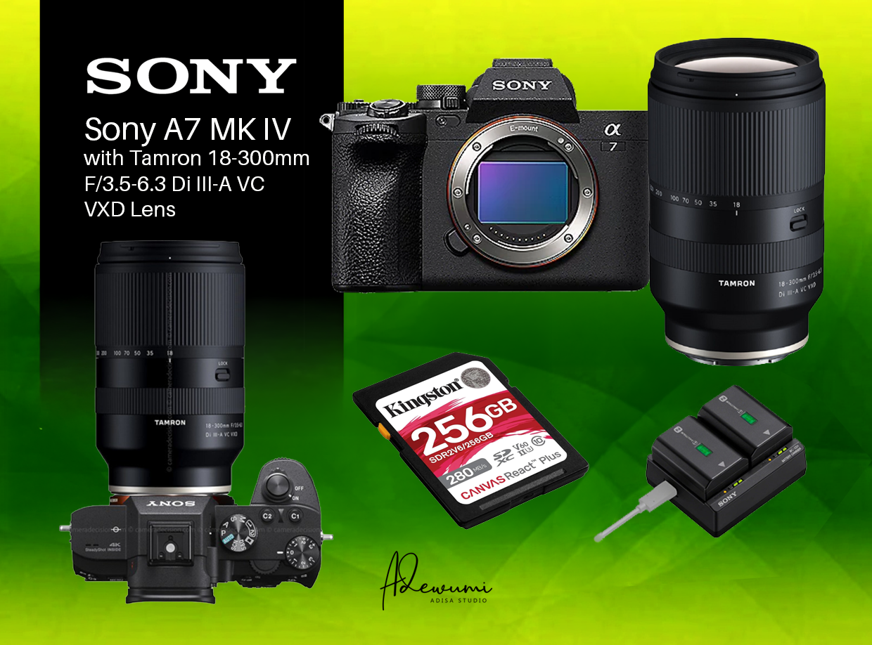 Sony a7 mk iv with tamron 18-300mm  f/3.5-6.3 di iii-a vc  vxd lens
