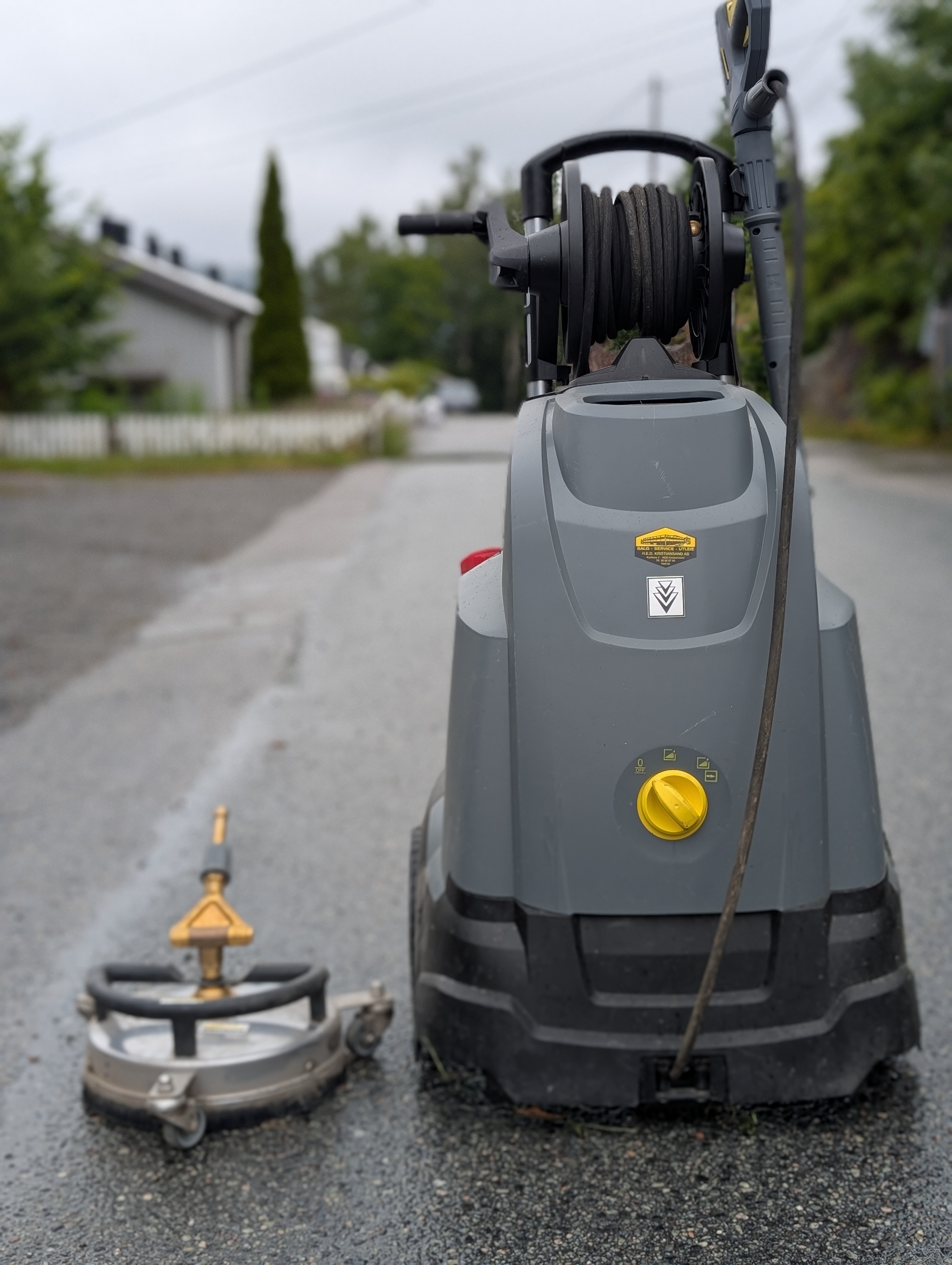 Profesjonell kärcher høytrykkspyler med terrassevasker