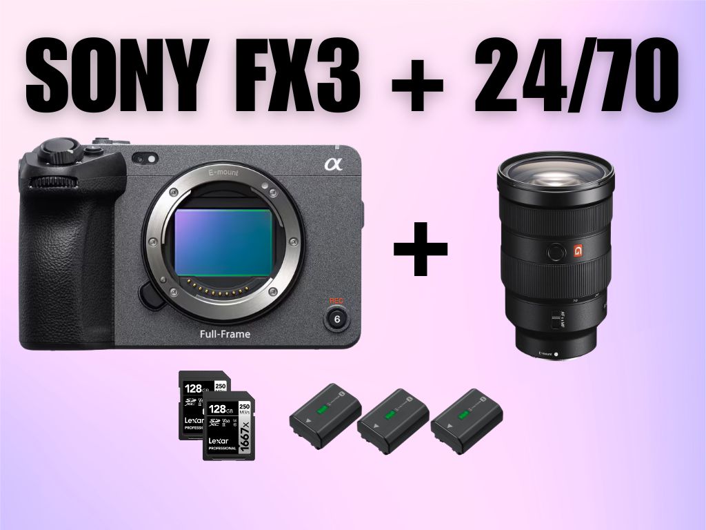 Sony fx3 + 24/70mm gmaster