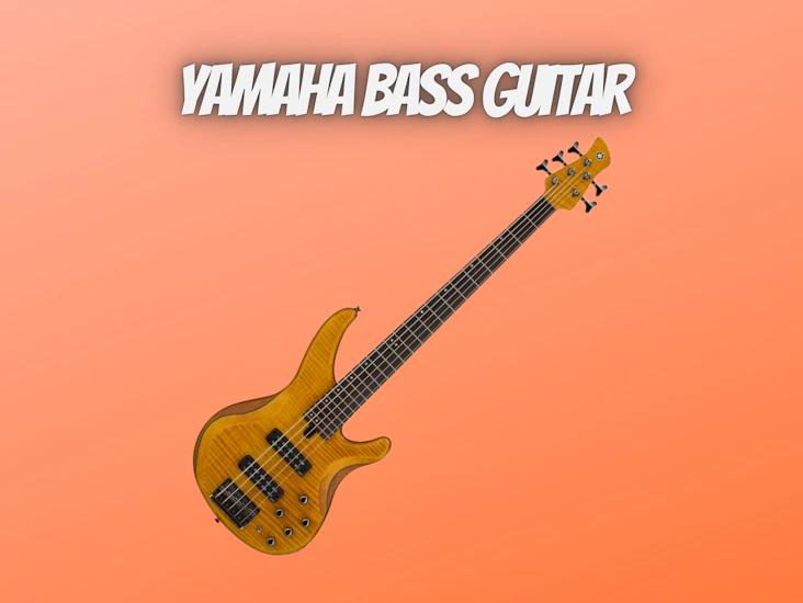 Yamaha trbx605fm matte amber electric bass guitar