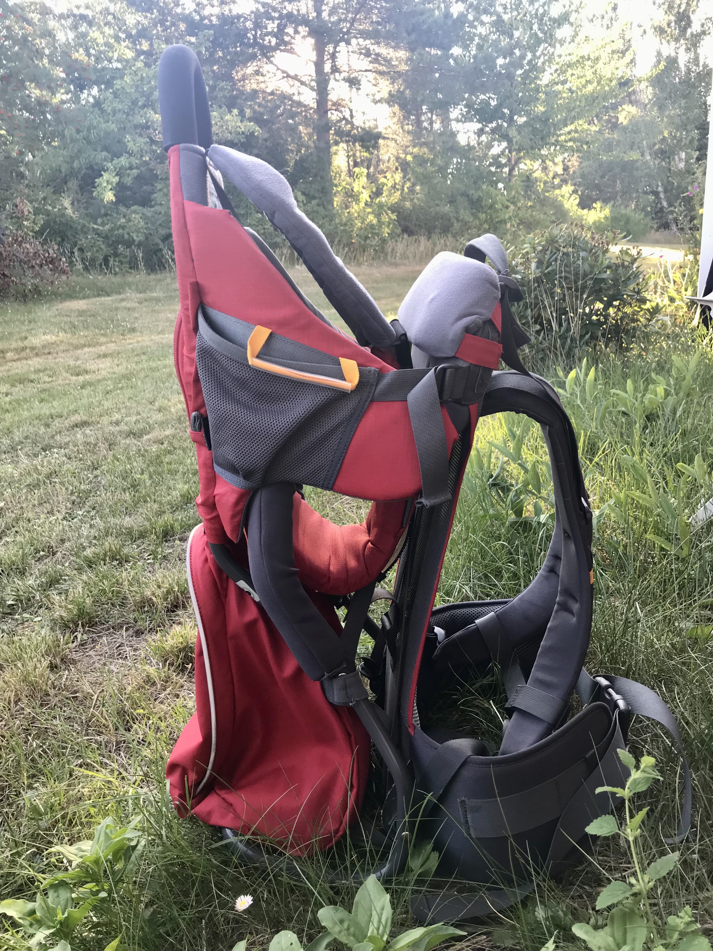 Smidig och lätt barnbärstol vaude swing comfort