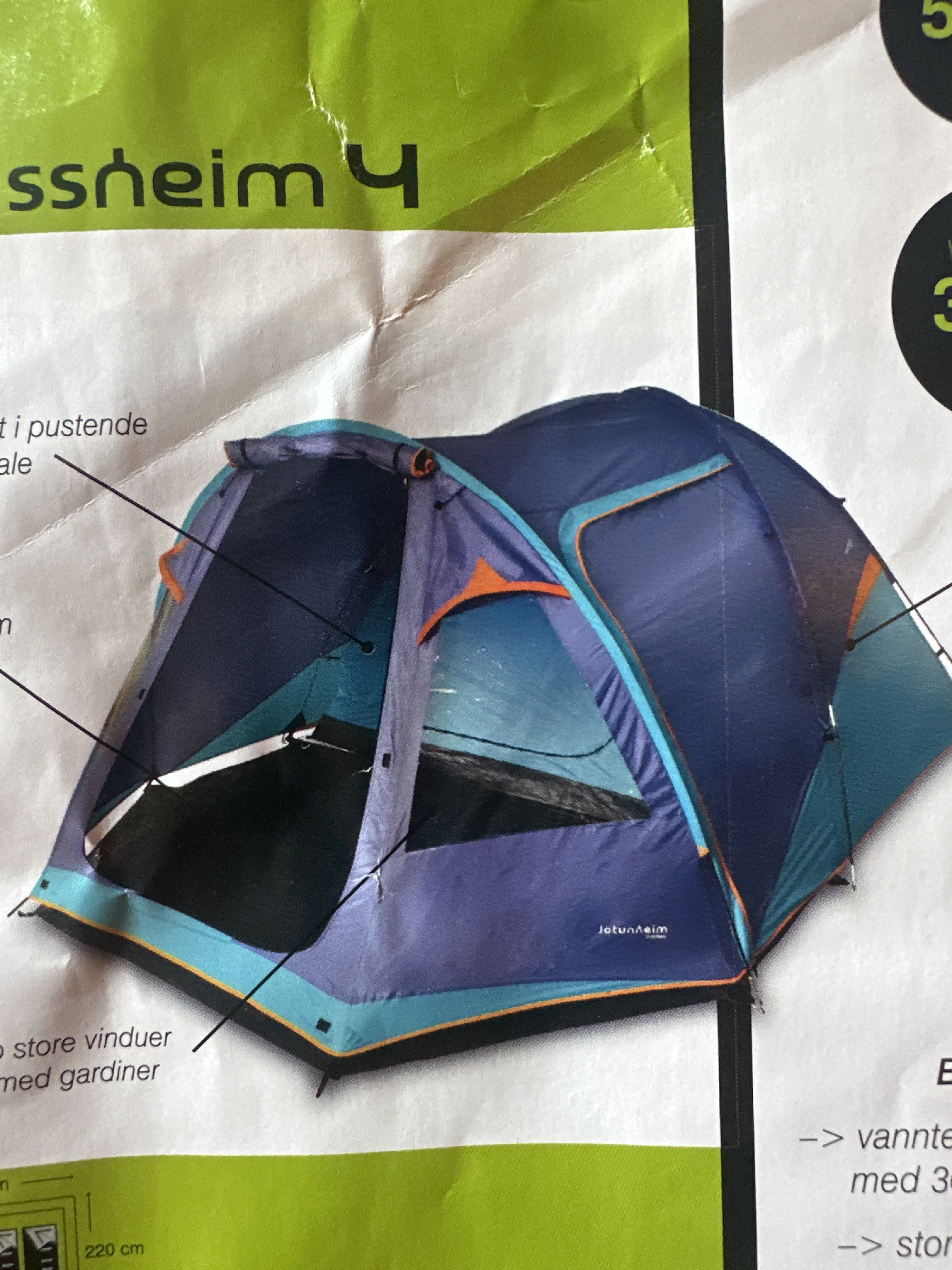 Telt jotunheim bessheim 4
