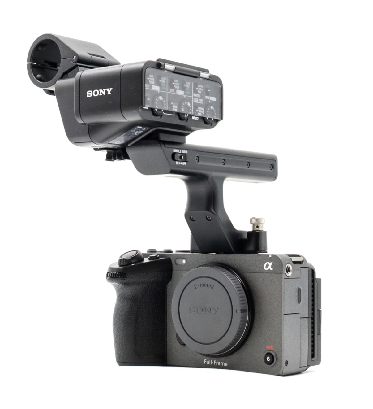 Sony fx3 with sony 70-200mm gm ii lens, nd filter and manfrotto tripod