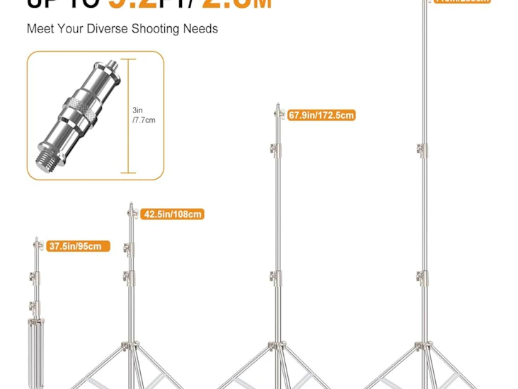 Heavy duty monolight stand