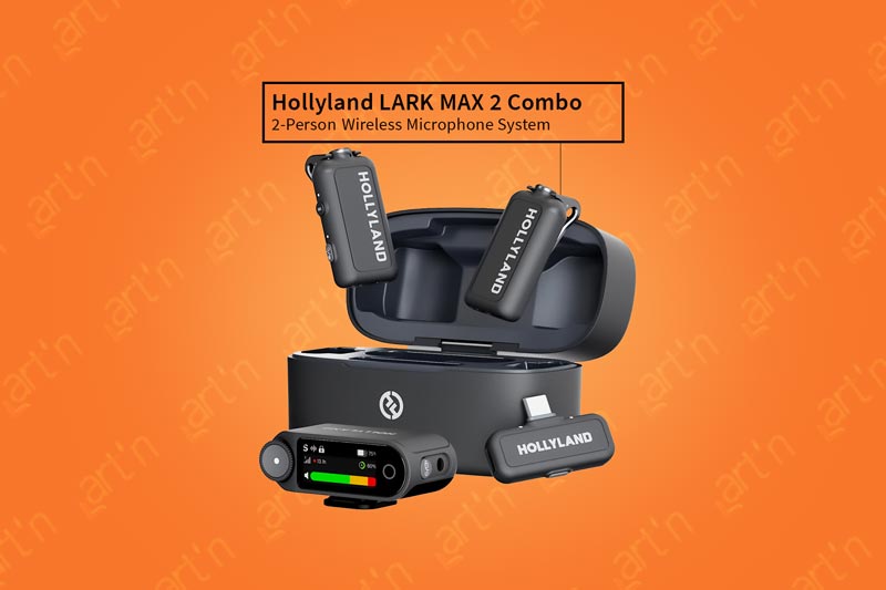 Hollyland lark max 2 combo 2-person wireless microphone system