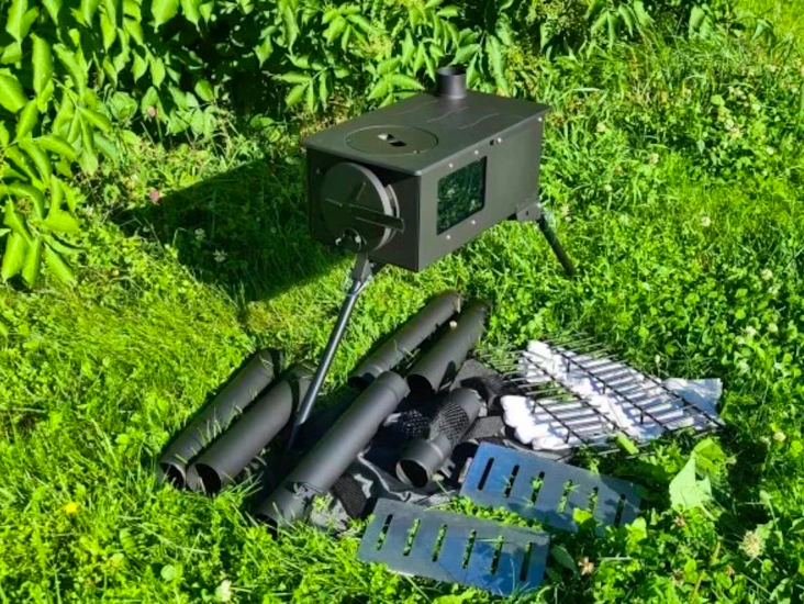 Tältkamin till tältkåta