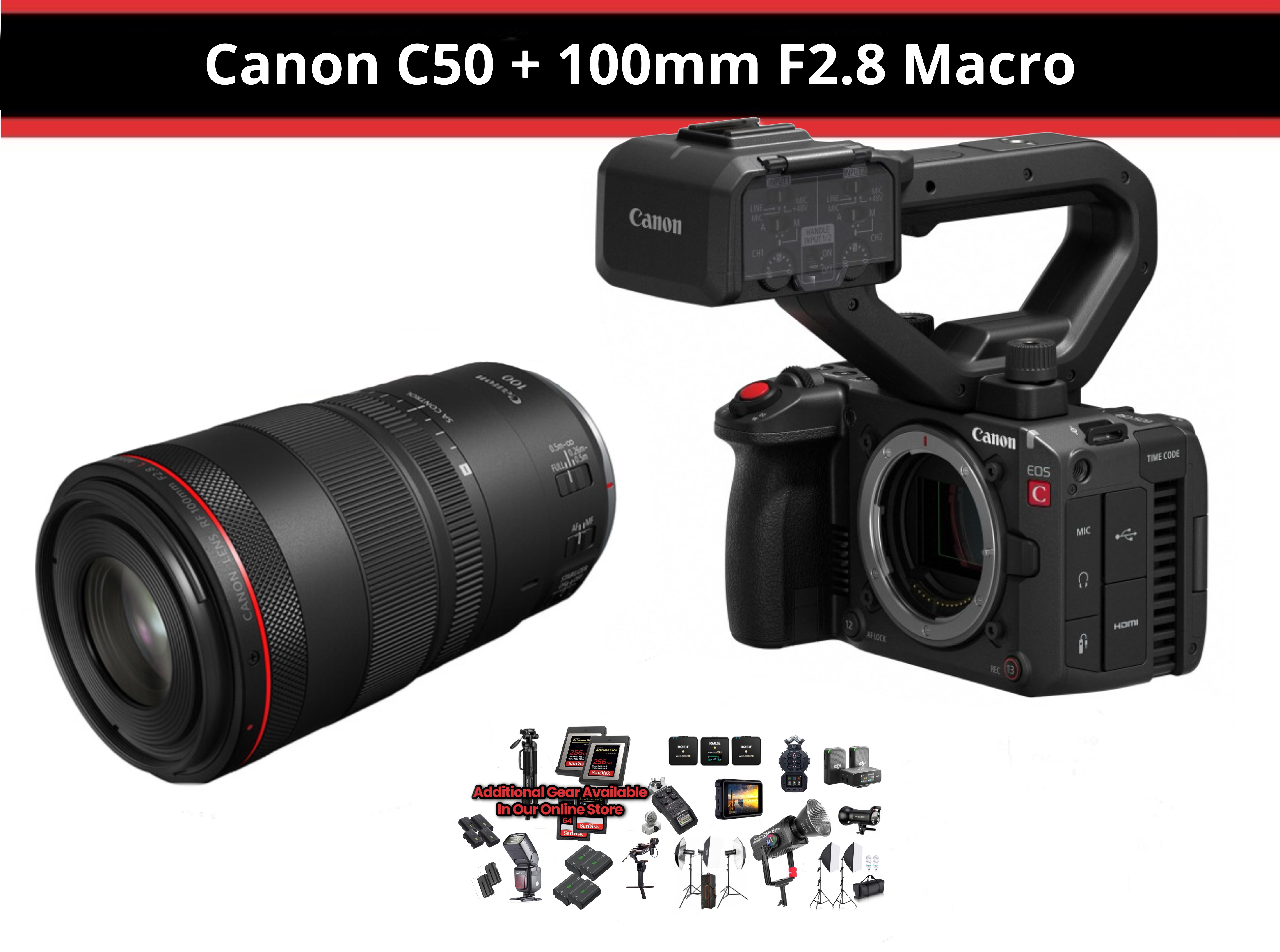 Canon c50 + 100mm f2.8 macro ( canon eos c50 )