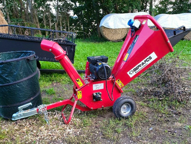 Flismaskin med elmotor