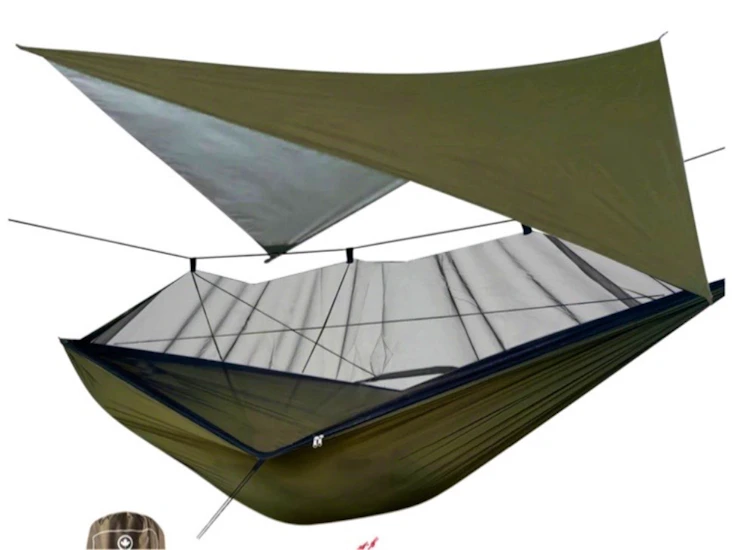 Hengekøye m/myggnetting og tarp