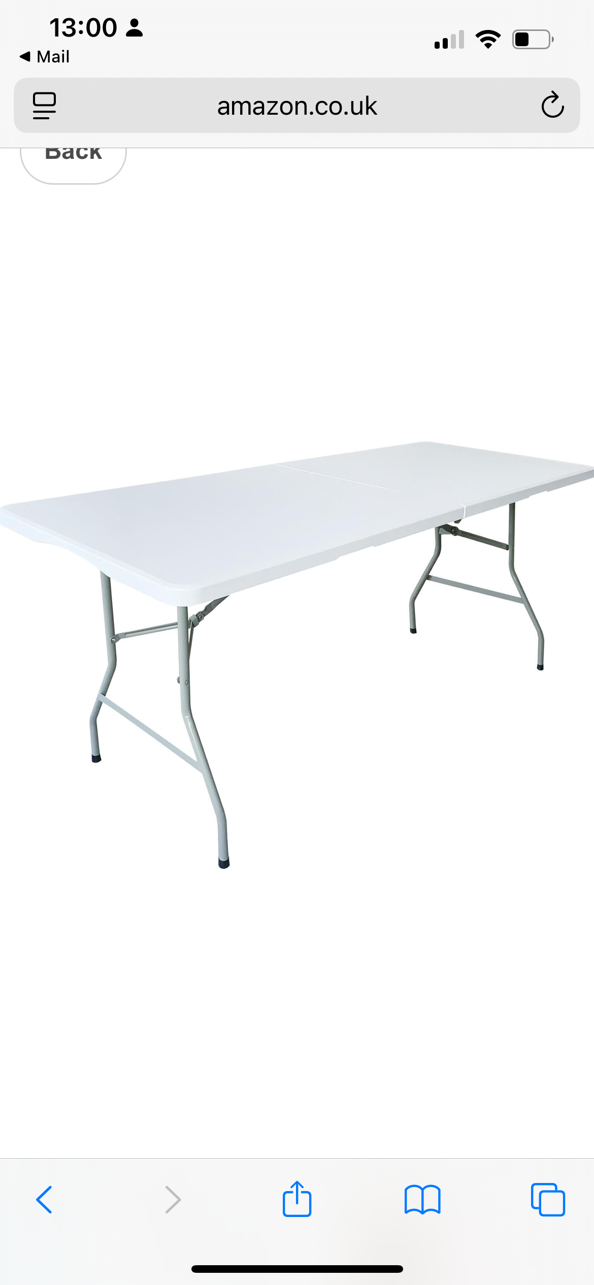 Heavy duty folding table 