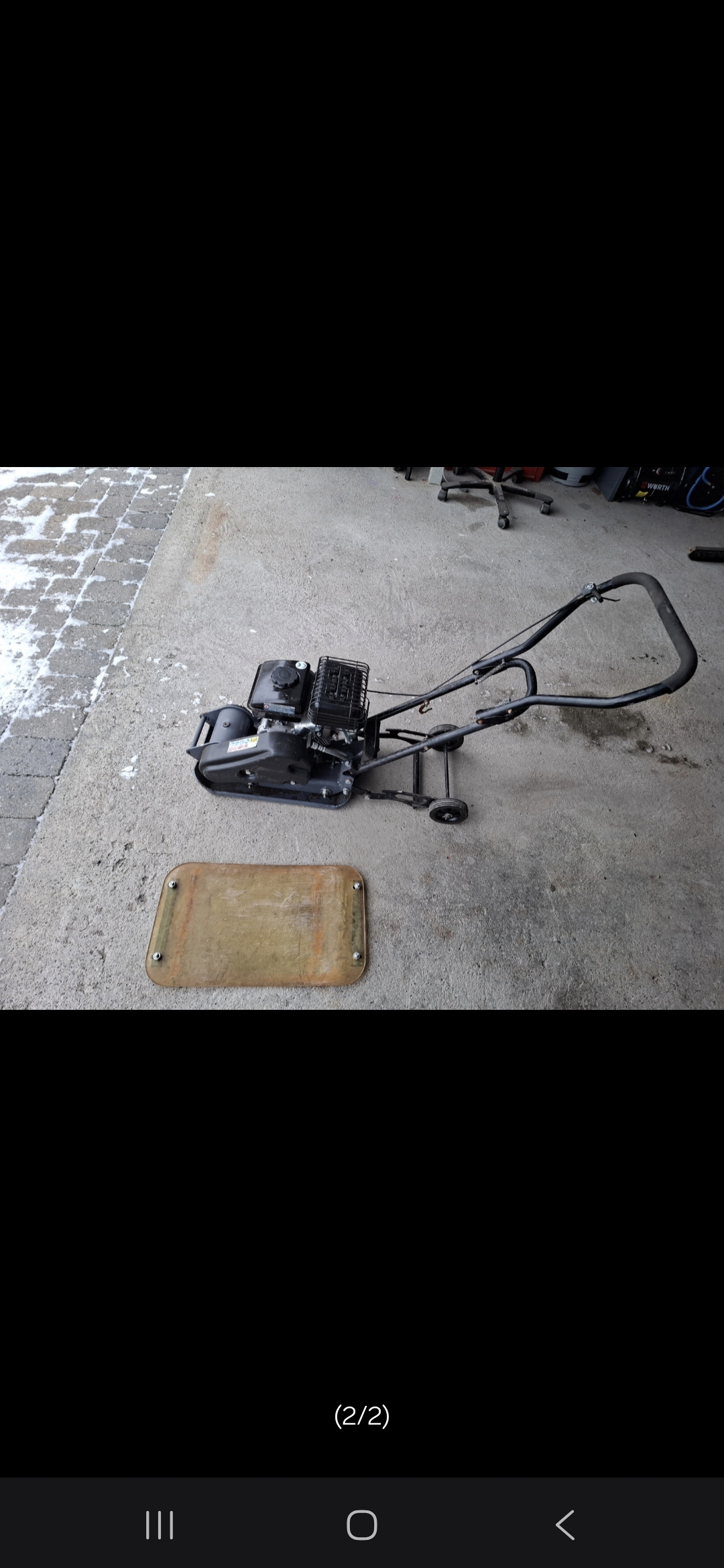 Liten og enkel vibroplate/hoppetusse