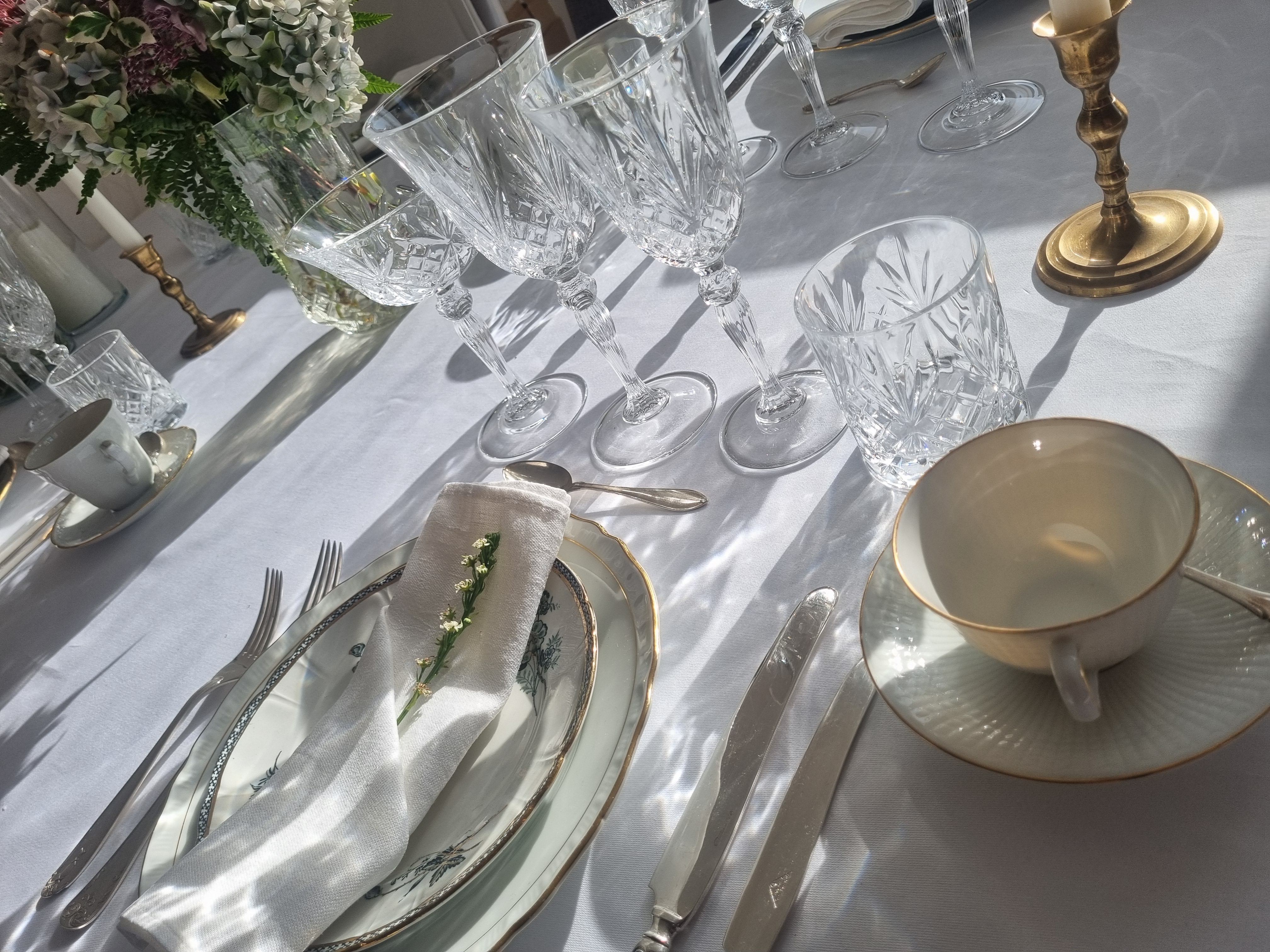 Vintagedukning, paket för 63 personer, 31/7-2/8