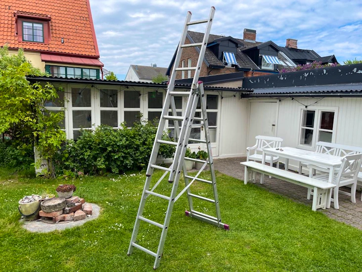 Bra samt lättanvänd stege