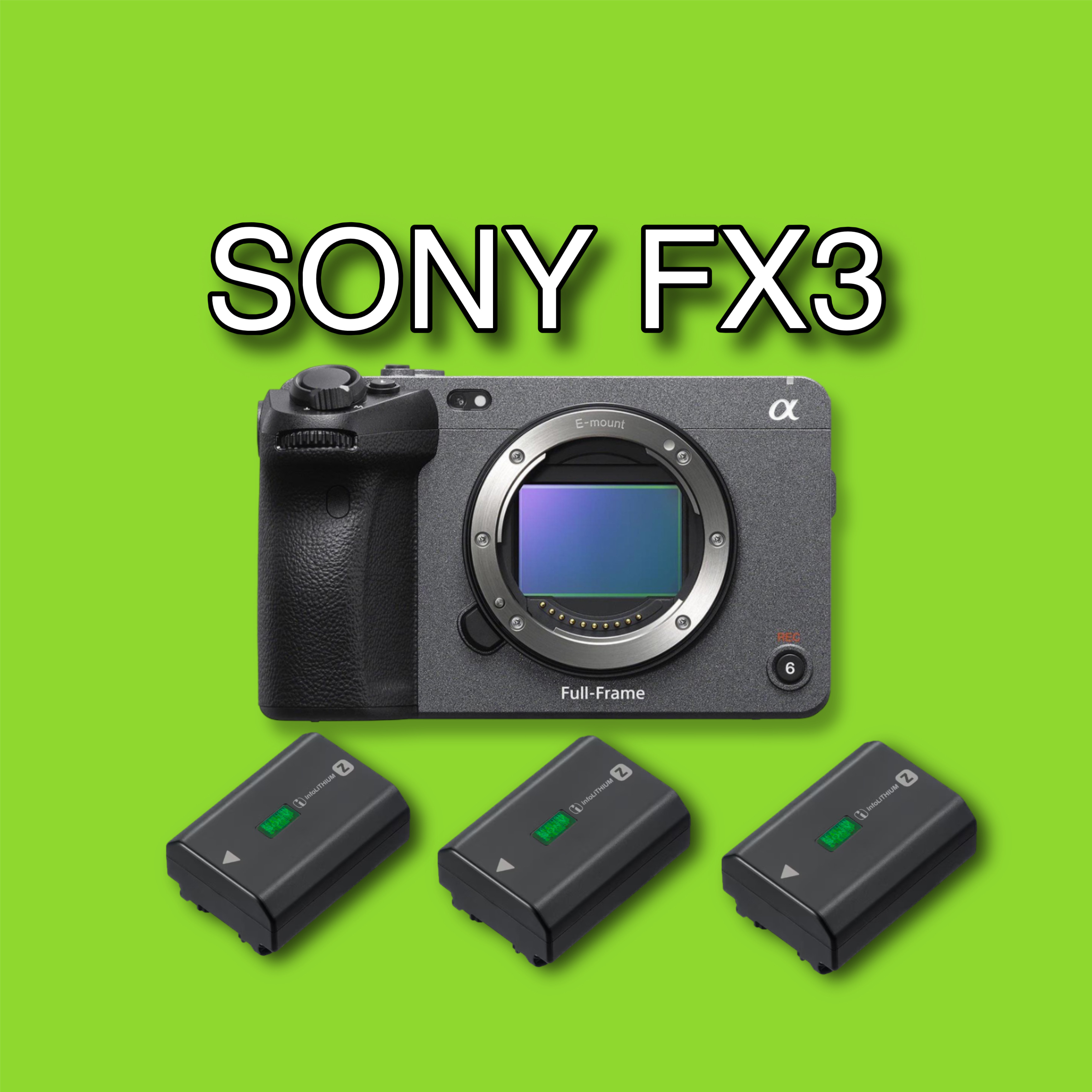 Sony fx3 full frame cinema camera