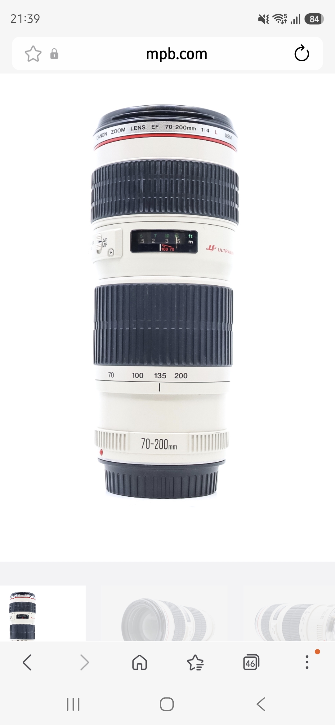 Canon ef 70-200mm f2.8 l