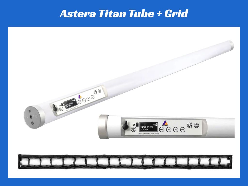 Astera aspfp1 titan tube + honeycrates grid (led rgb lights)