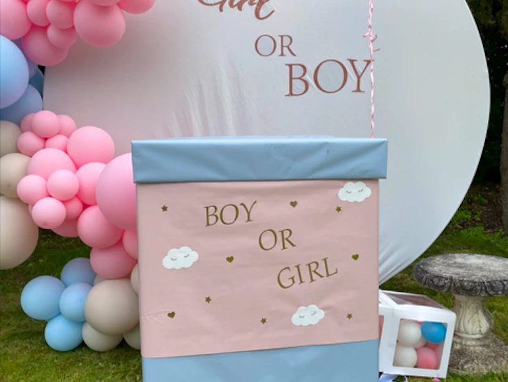 Gender reveal box