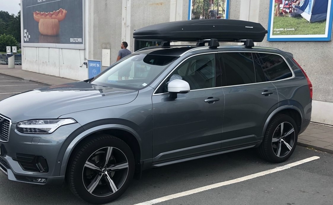 Tackbox packline (lastvolym 430l) svart matt