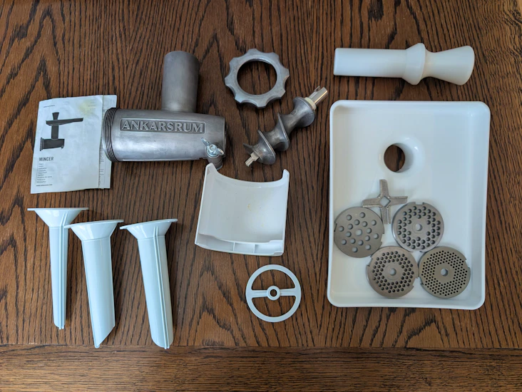 Köttkvarn korvhorn ankarsrum (n30)