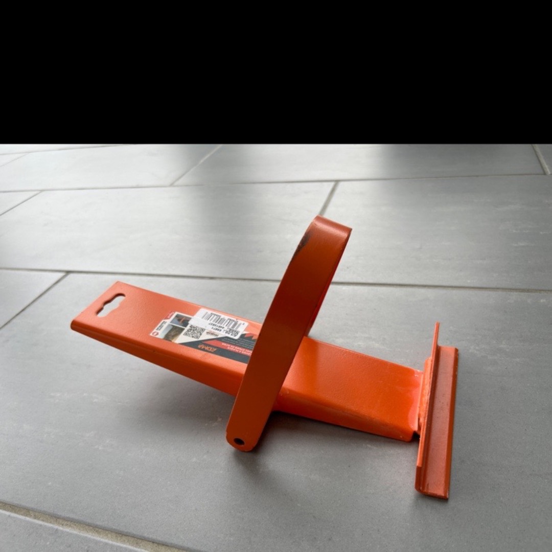 Vippesko/gipssko for vatring/løft av gipspl.