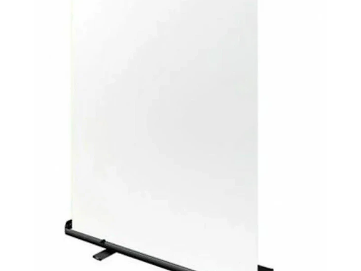 Portabel vit rollup-bakgrund