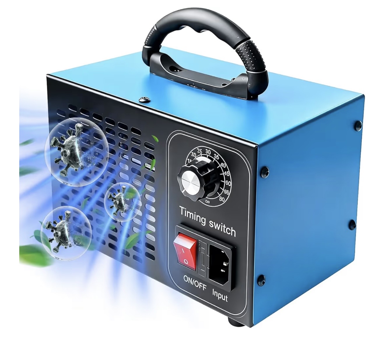 Professional ozone generator 60000mg/h, o3 ozone generator, air purifier med timmer / fri leverans 