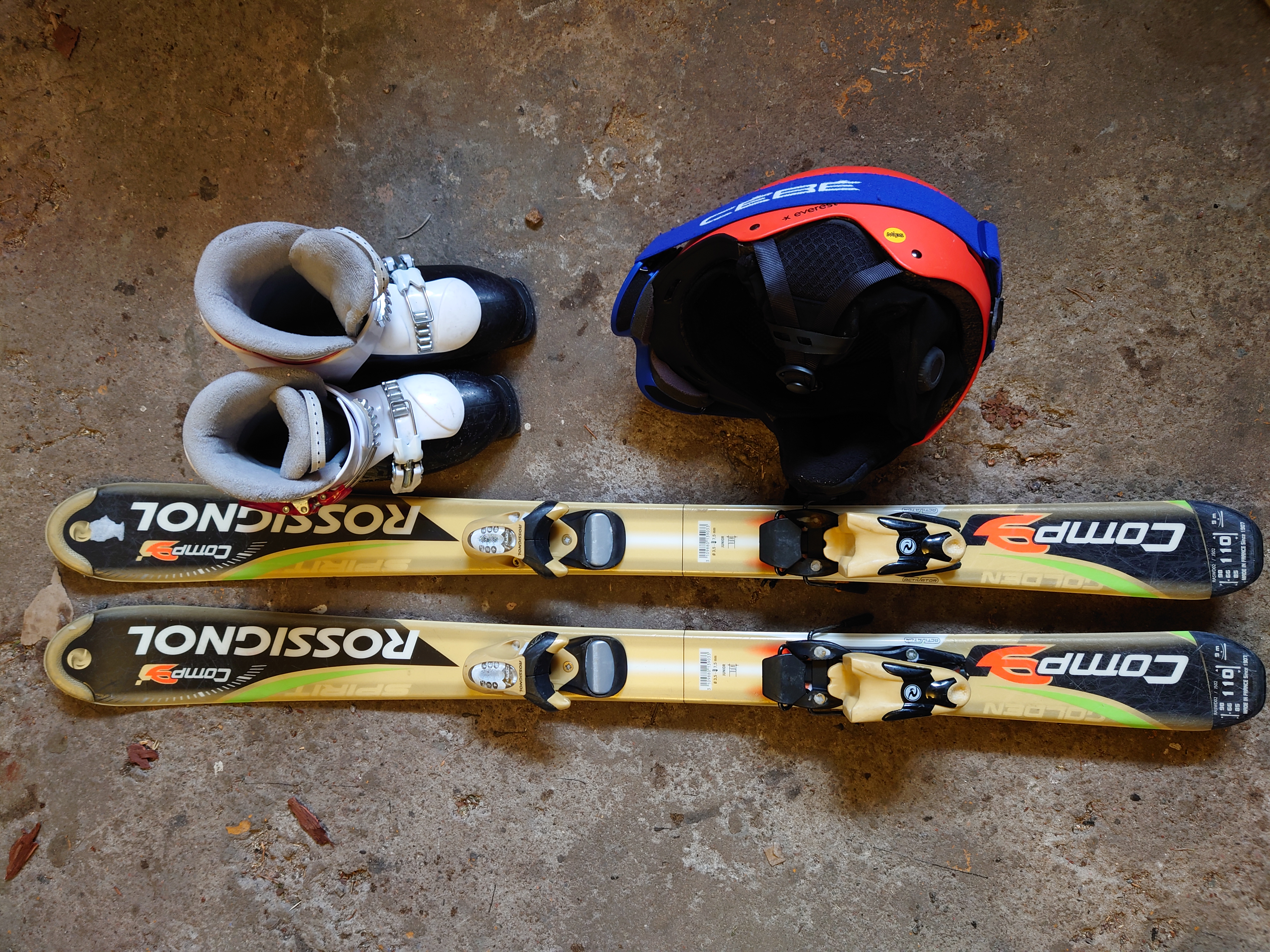 Skidpaket barn 110cm