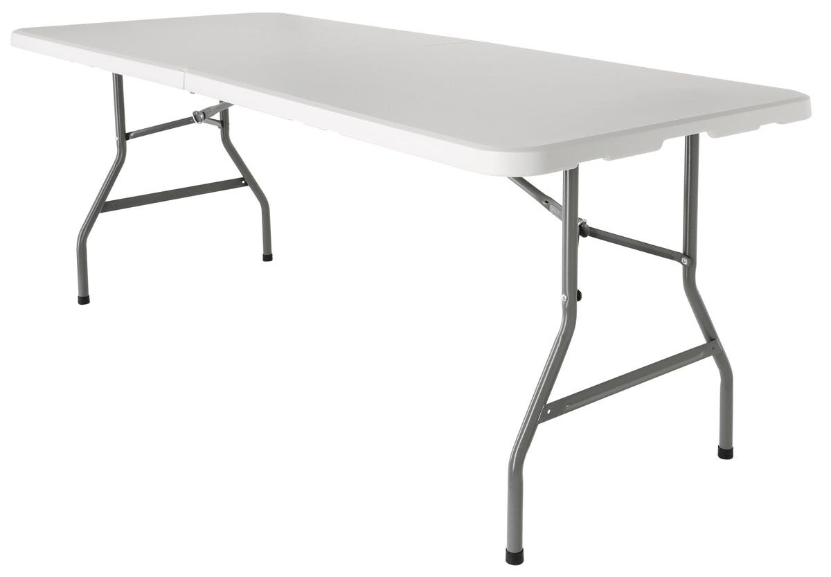 Sammenleggbart klappbord 180 cm – perfekt til fest og arrangement