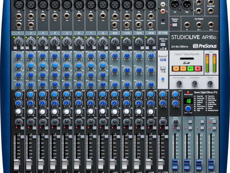16-kanals mixerbord studiolive ar16c