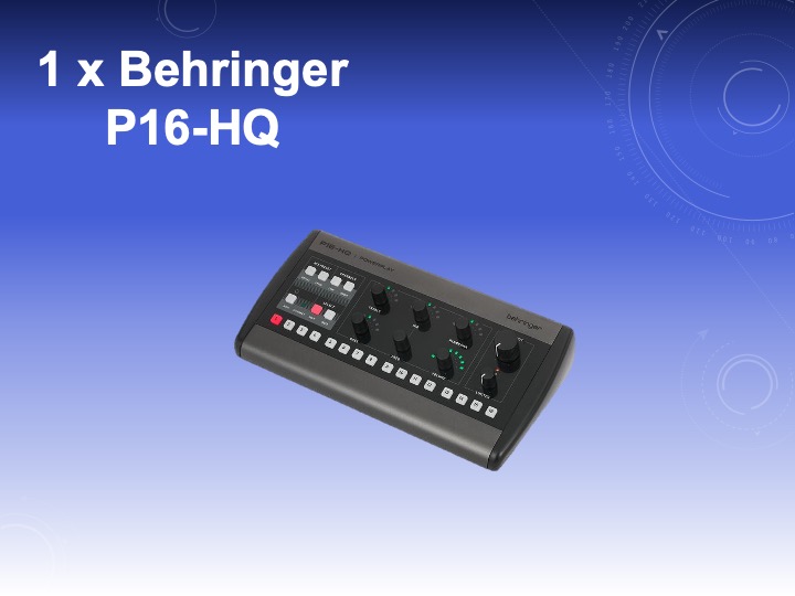 Behringer p16-hq (single unit)