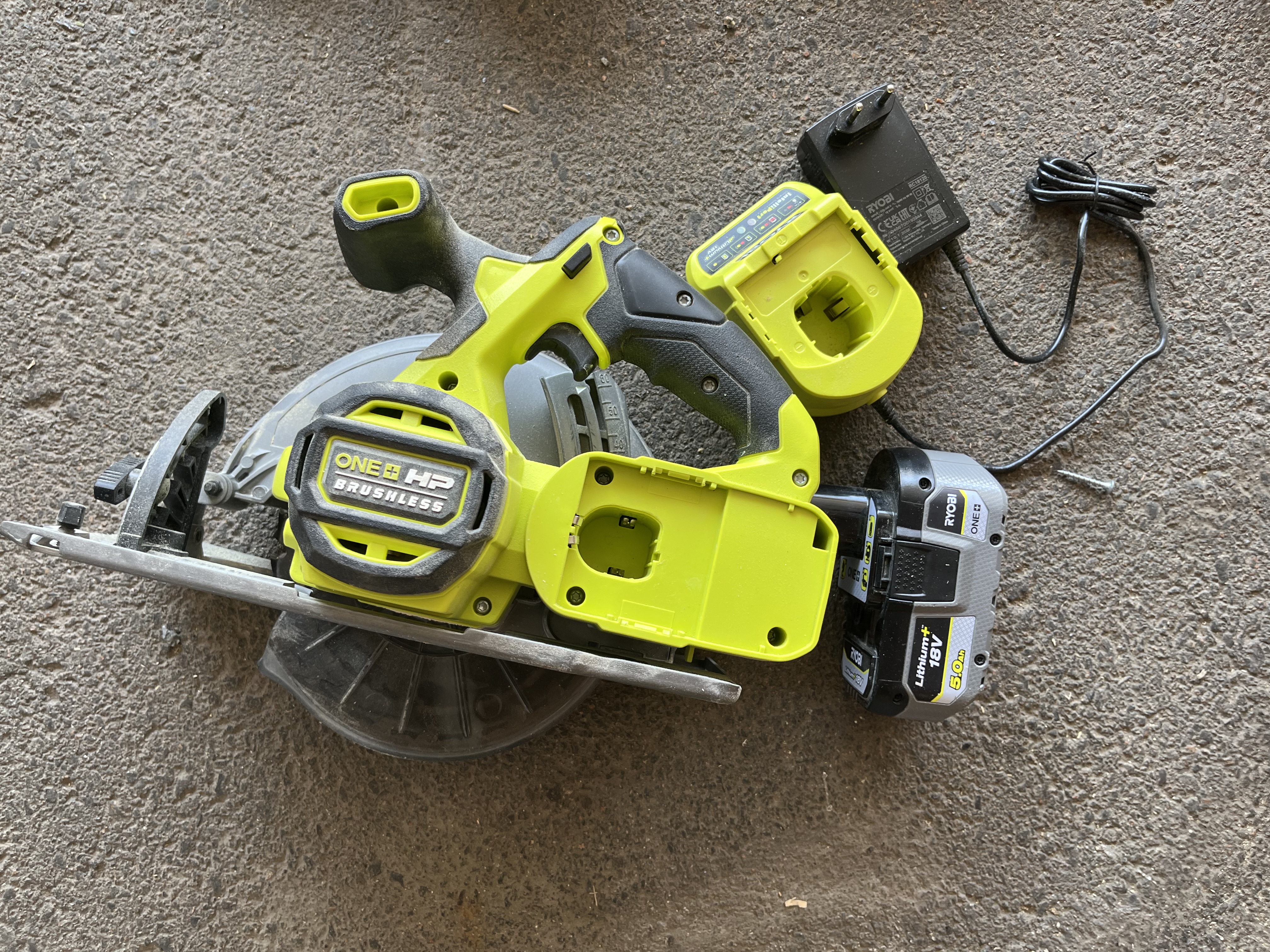 Ryobi sirkelsag på batteri