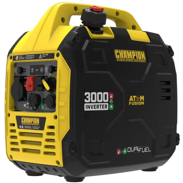 Strømaggregat mighty fusion gass/bensin inverter 3 kw