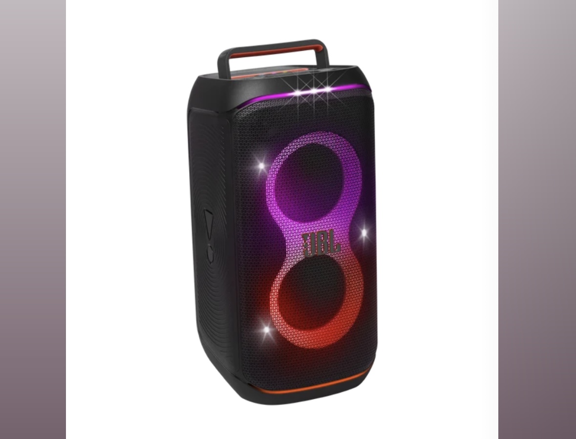 Jbl partybox 120 med 2 stk mikrofoner og partylight beam