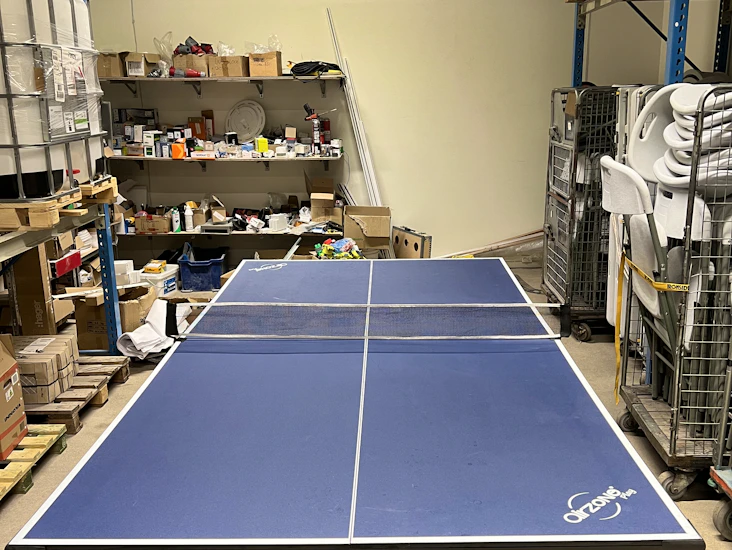 Ihopfällbart bordtennis bord