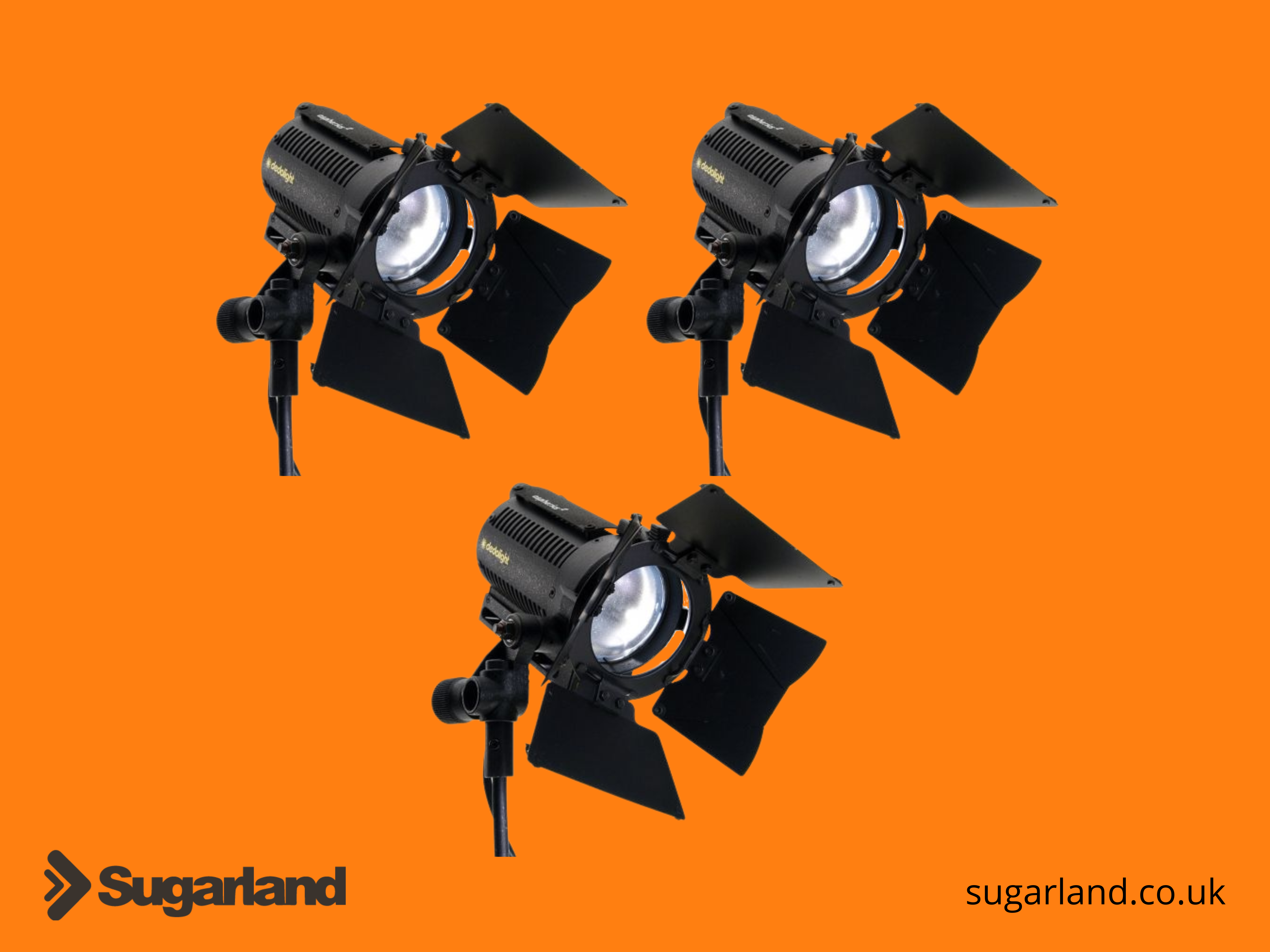 Dedolight 100w tungsten standard 3 light kit