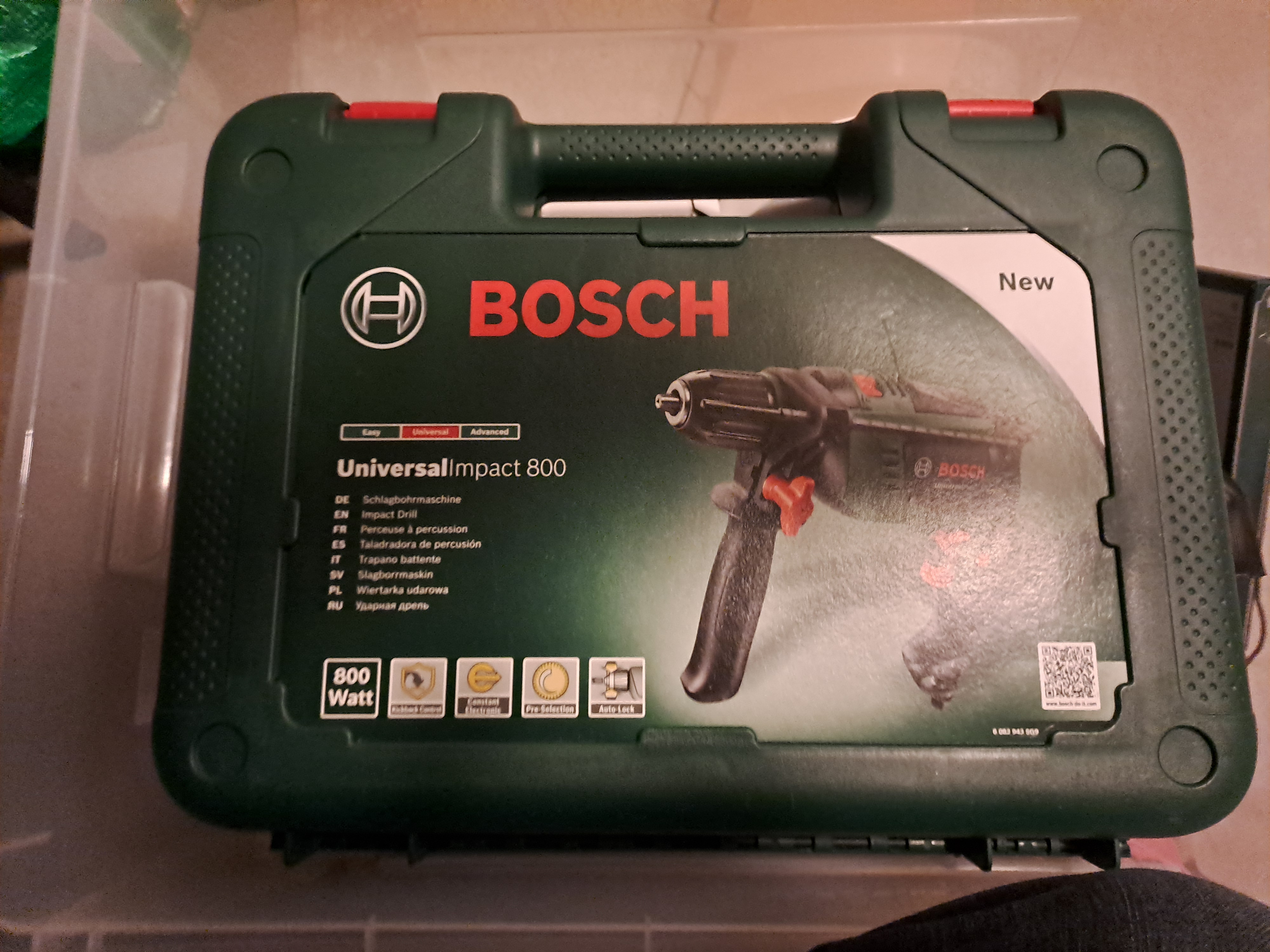Bosch universalimpact 800 slagborrmaskin med tillbehör