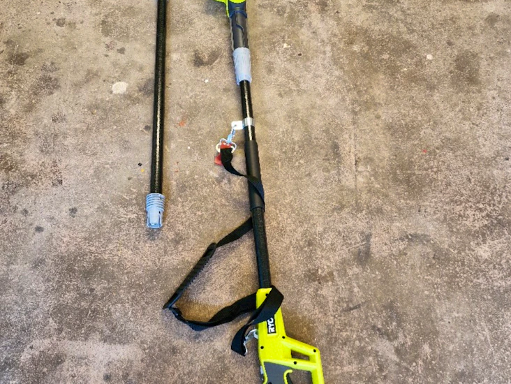 Häcksax med förlängningsarm