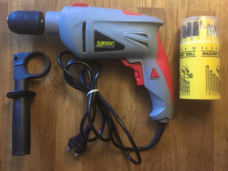 Slagborrmaskin med borrar/murbruksblandare