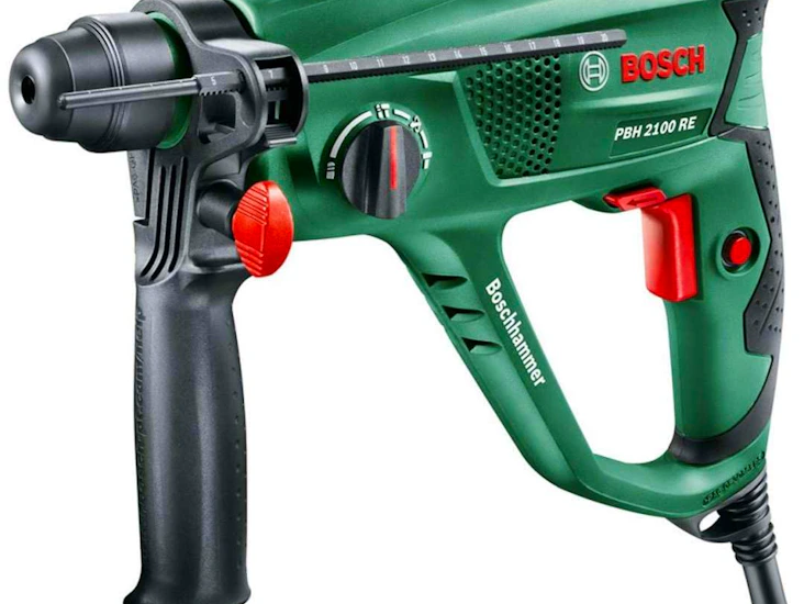 Bosch borrhammare pbh 2100 re – kraftfull och smidig (550w, i väska)