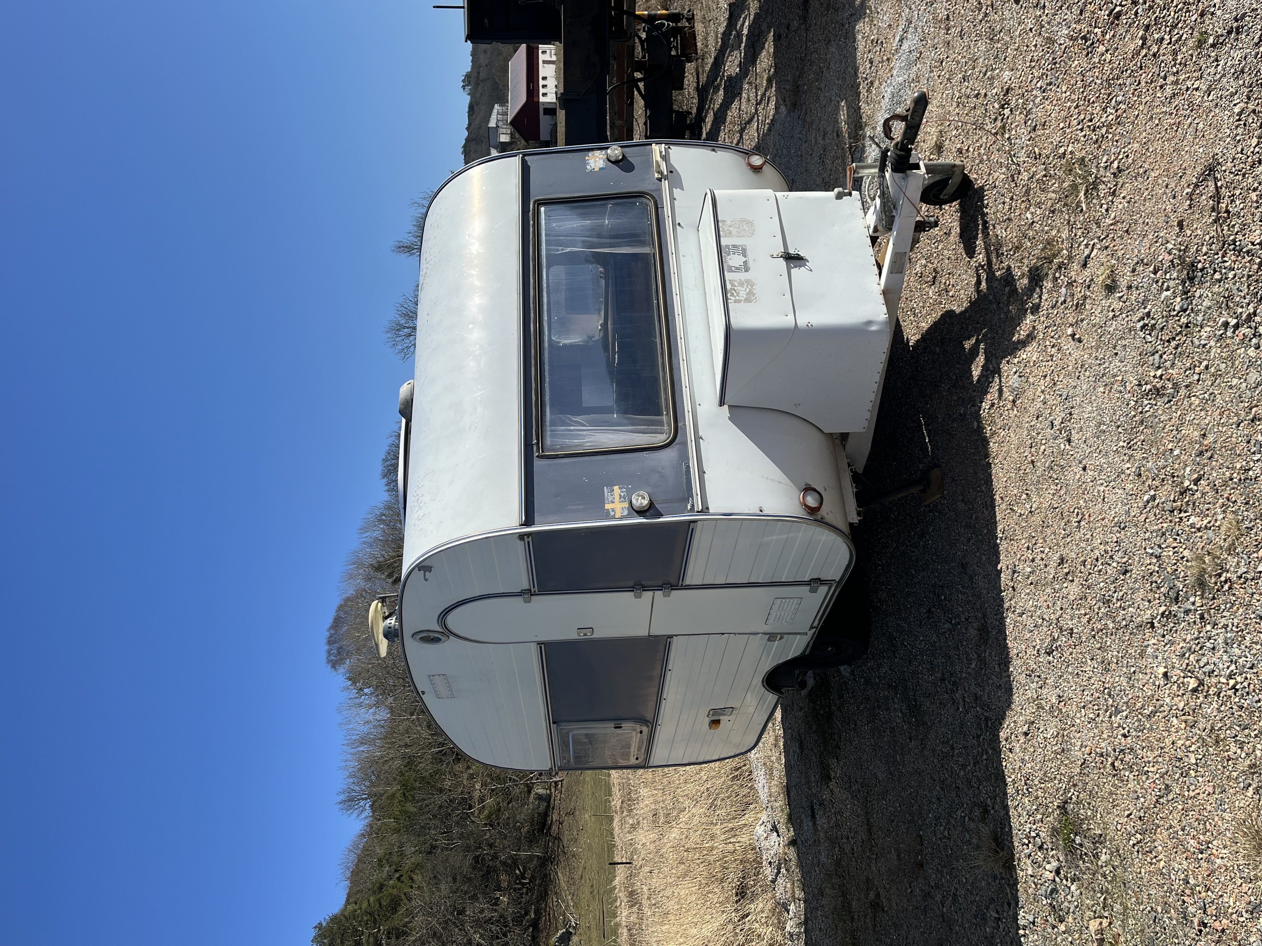 Liten mysig husvagn