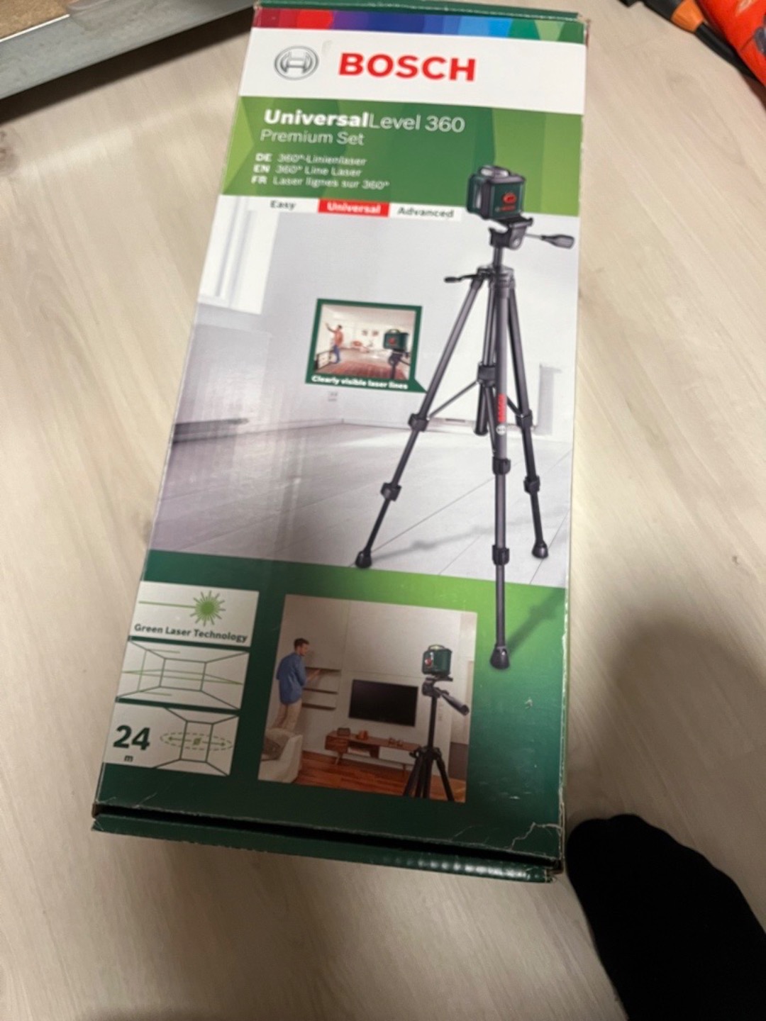 Bosch krysslinjelaser universal level 360