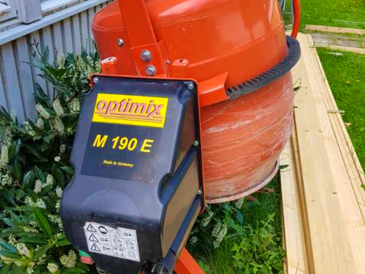 Elektrisk betongblandare, 150l